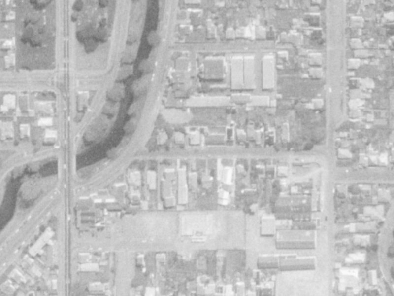 5 Hurley Street from the air, 1975-1979