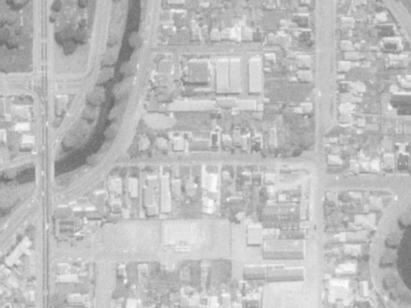 20 Hurley Street from the air, 1975-1979