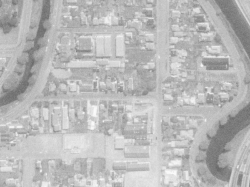 25 Hurley Street from the air, 1975-1979