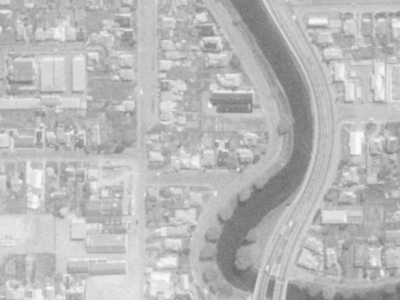 9 Rees Street from the air, 1975-1979
