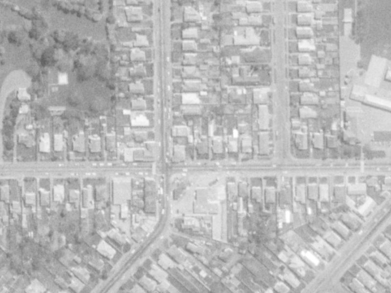 195 Woodham Road from the air, 1975-1979