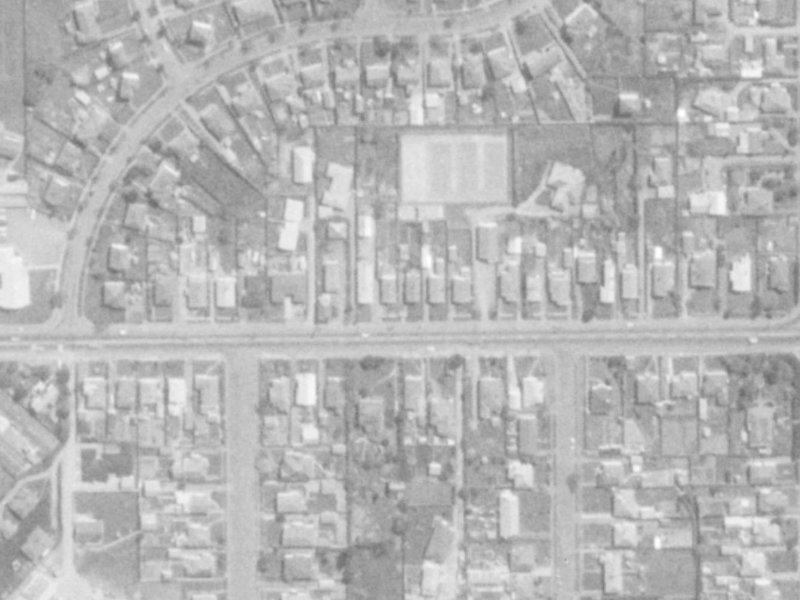 281 Woodham Road from the air, 1975-1979