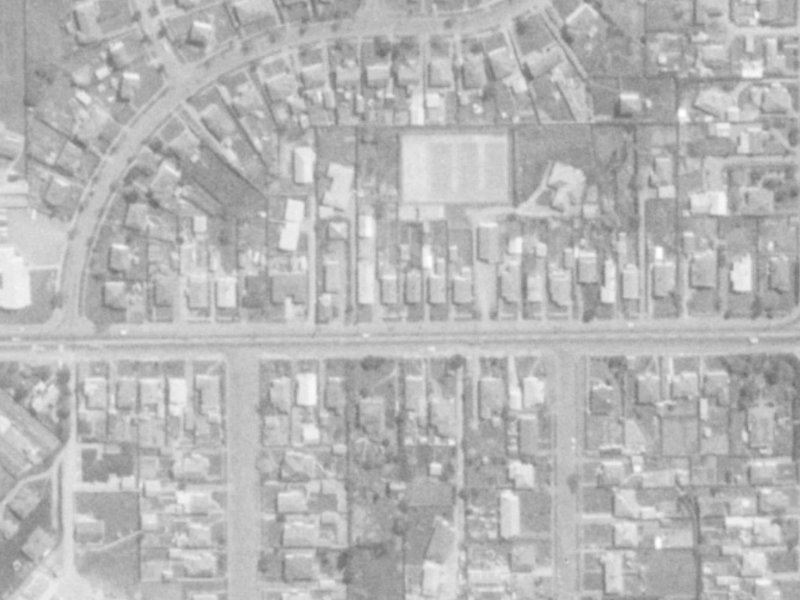 283 Woodham Road from the air, 1975-1979
