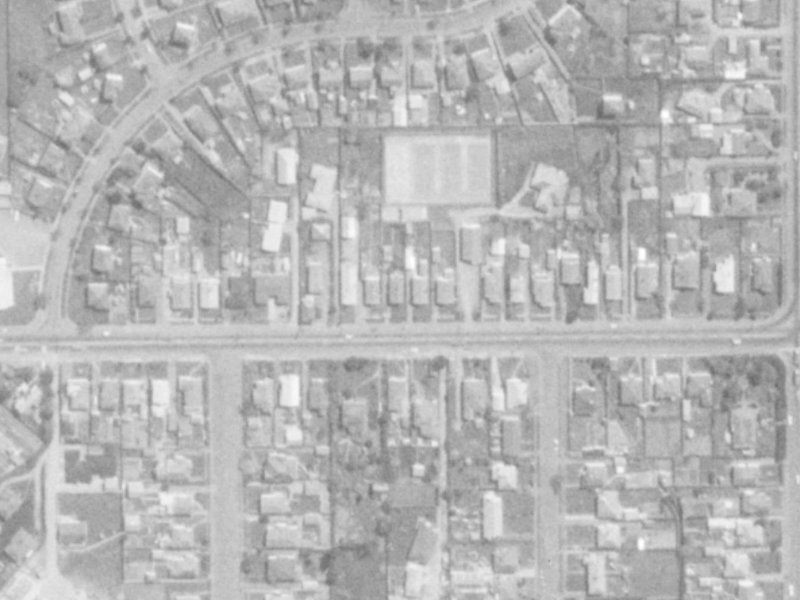 317 Woodham Road from the air, 1975-1979