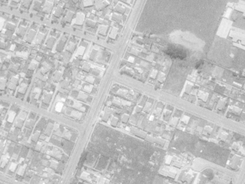 25 Wittys Road from the air, 1975-1979