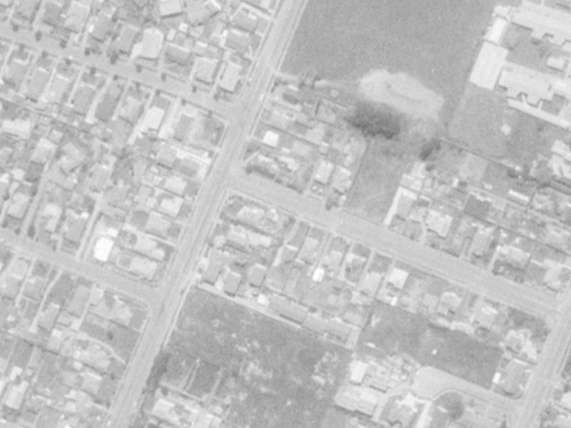 23 Wittys Road from the air, 1975-1979