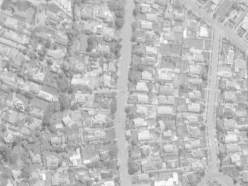 70 Puriri Street from the air, 1975-1979