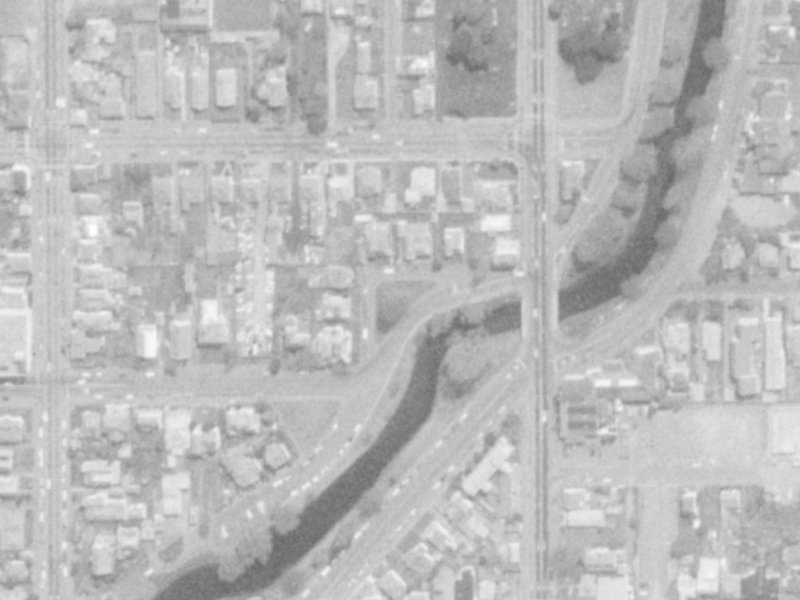 332 Cambridge Terrace from the air, 1975-1979