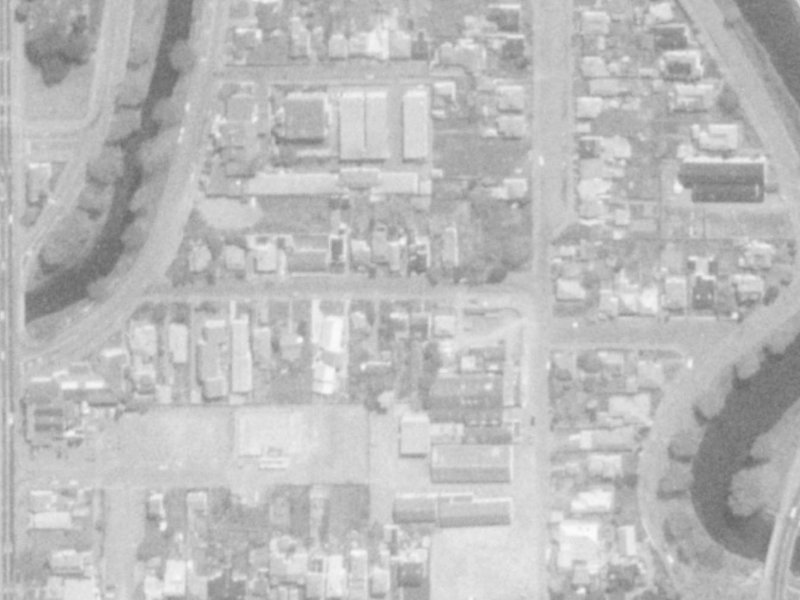 23 Hurley Street from the air, 1975-1979
