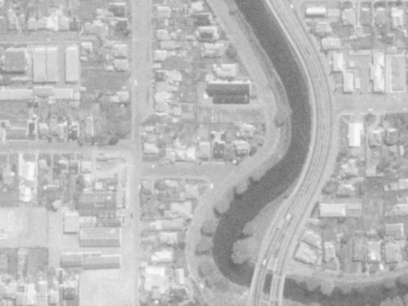 11 Rees Street from the air, 1975-1979