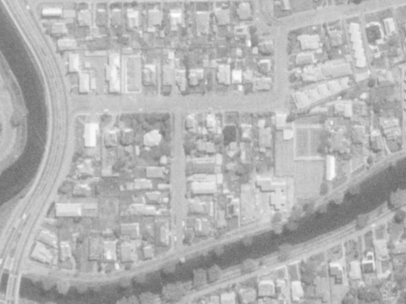 20 Templar Street from the air, 1975-1979