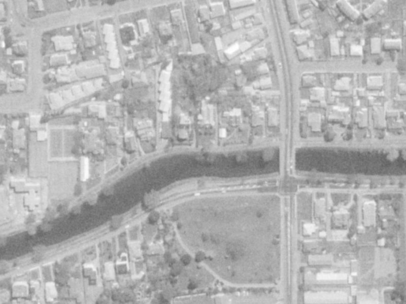 91 River Road from the air, 1975-1979