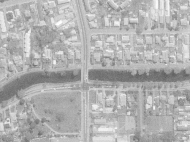 109 River Road from the air, 1975-1979