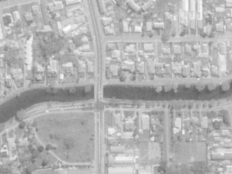 106 River Road from the air, 1975-1979