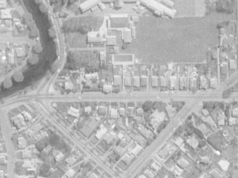 29 Woodham Road from the air, 1975-1979
