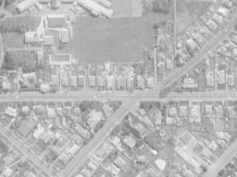 47 Woodham Road from the air, 1975-1979