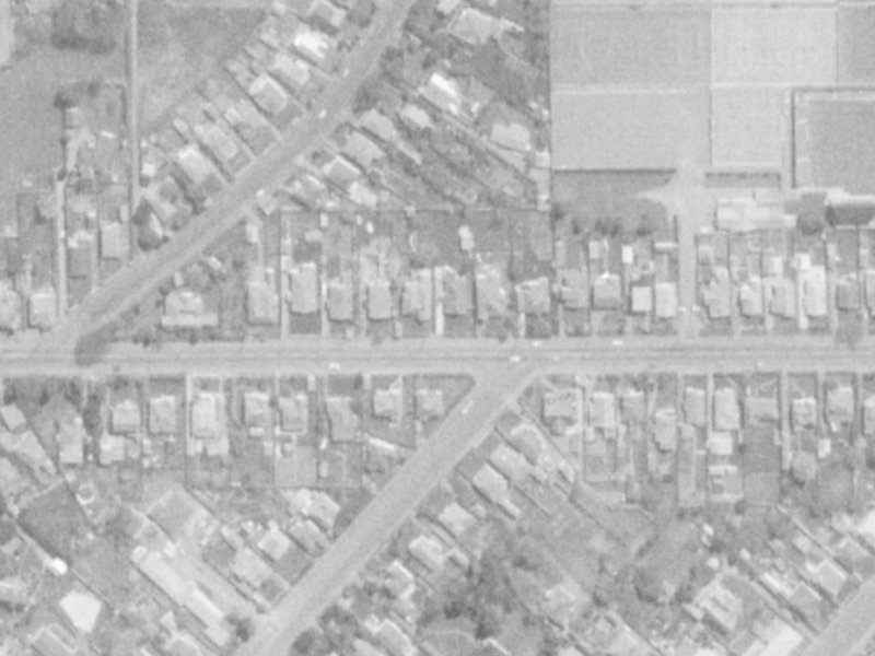 91 Woodham Road from the air, 1975-1979