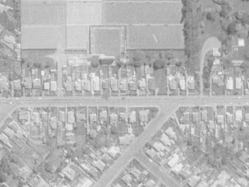133 Woodham Road from the air, 1975-1979