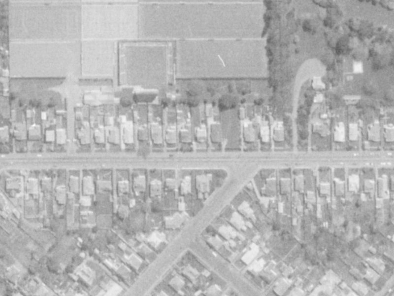139 Woodham Road from the air, 1975-1979