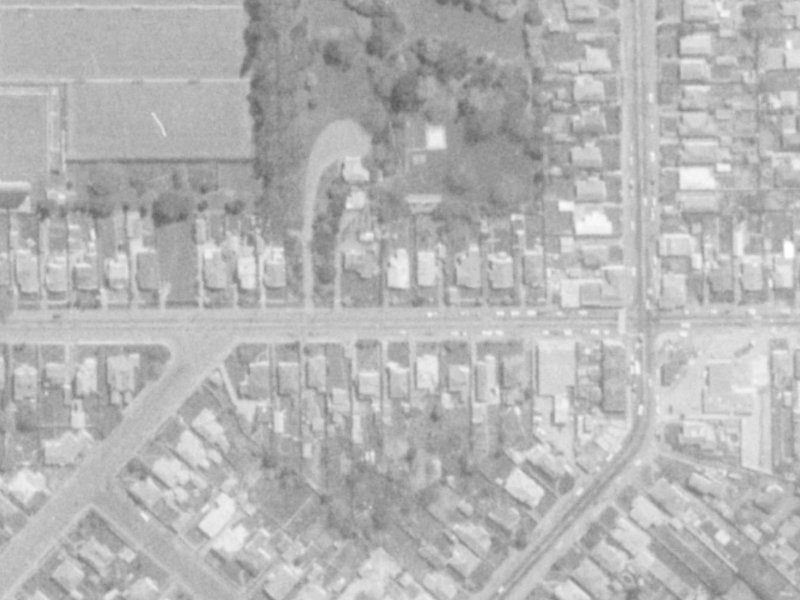 169 Woodham Road from the air, 1975-1979