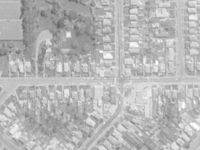183 Woodham Road from the air, 1975-1979
