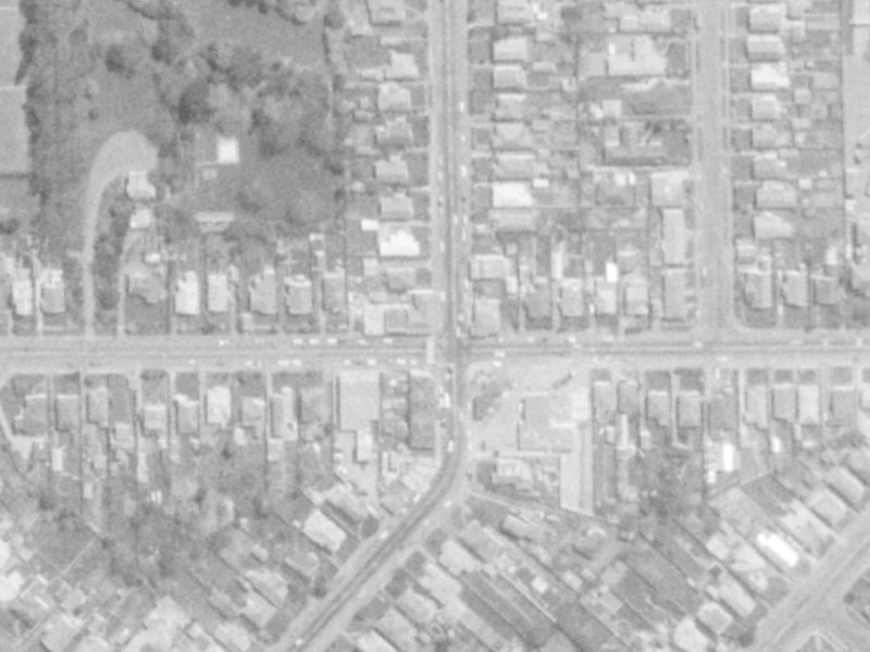 185 Woodham Road from the air, 1975-1979