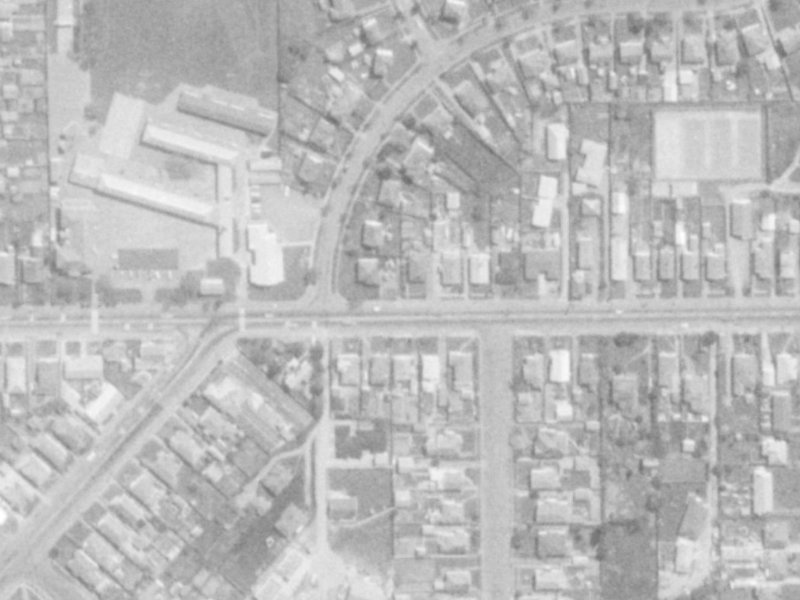255 Woodham Road from the air, 1975-1979