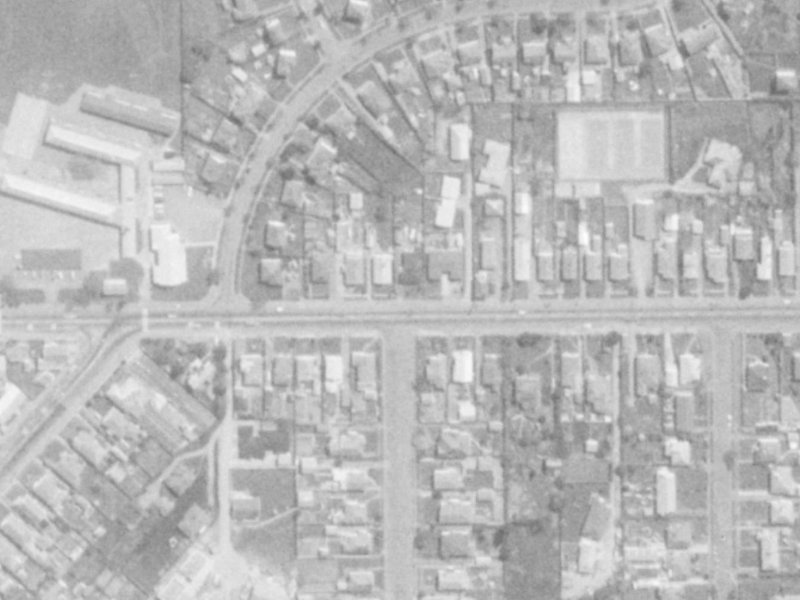 261 Woodham Road from the air, 1975-1979