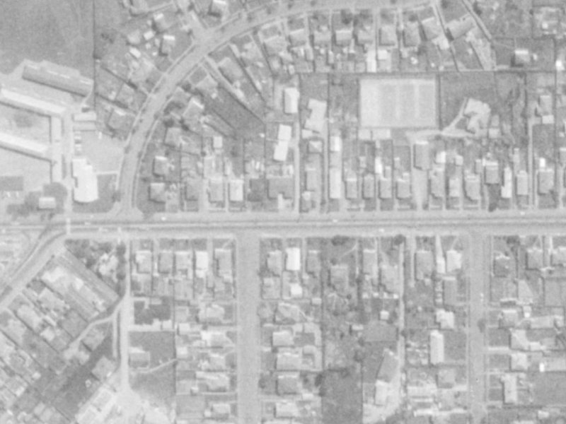 267 Woodham Road from the air, 1975-1979