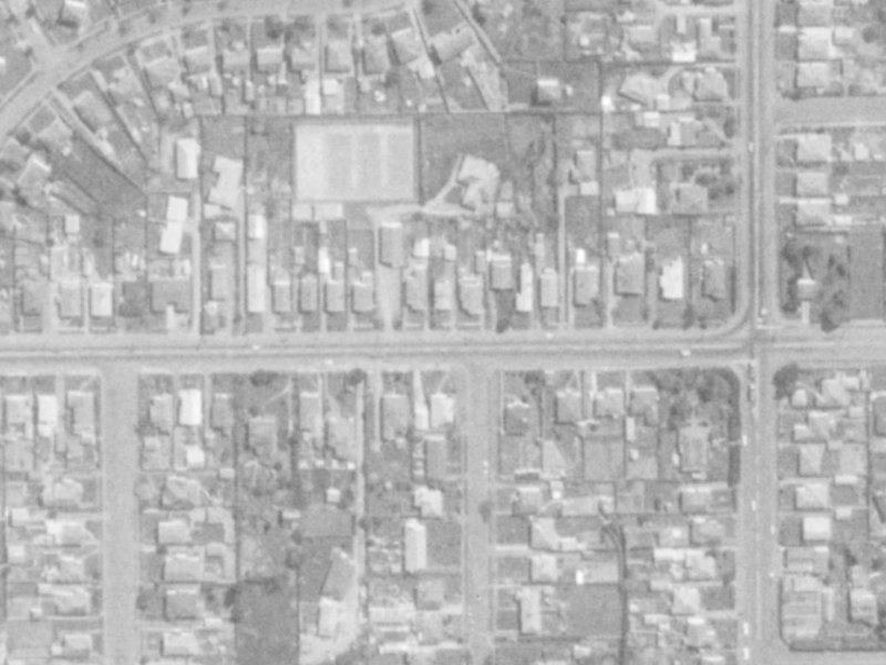 295 Woodham Road from the air, 1975-1979