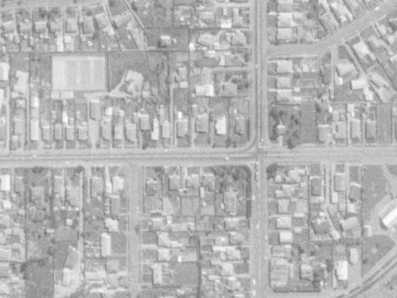 307 Woodham Road from the air, 1975-1979