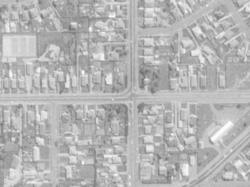 321 Woodham Road from the air, 1975-1979
