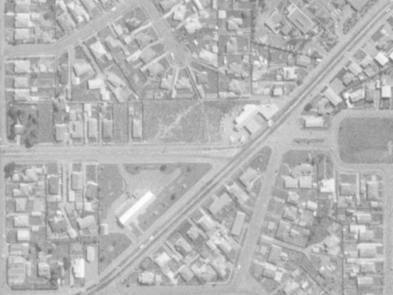 337 Woodham Road from the air, 1975-1979