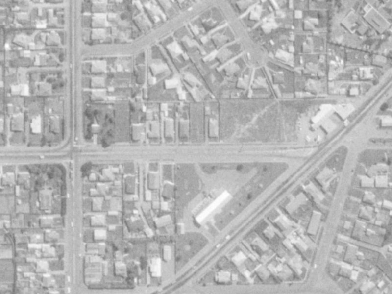 Woodham Road from the air, 1975-1979