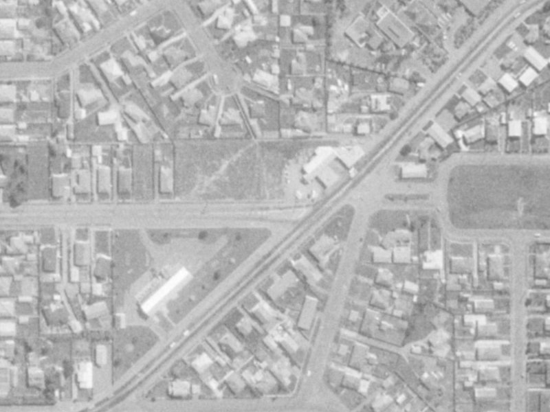 349 Woodham Road from the air, 1975-1979