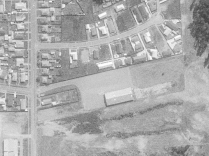 18B Mecca Place from the air, 1975-1979