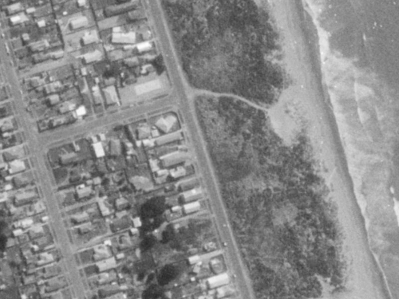 408 Marine Parade from the air, 1975-1979