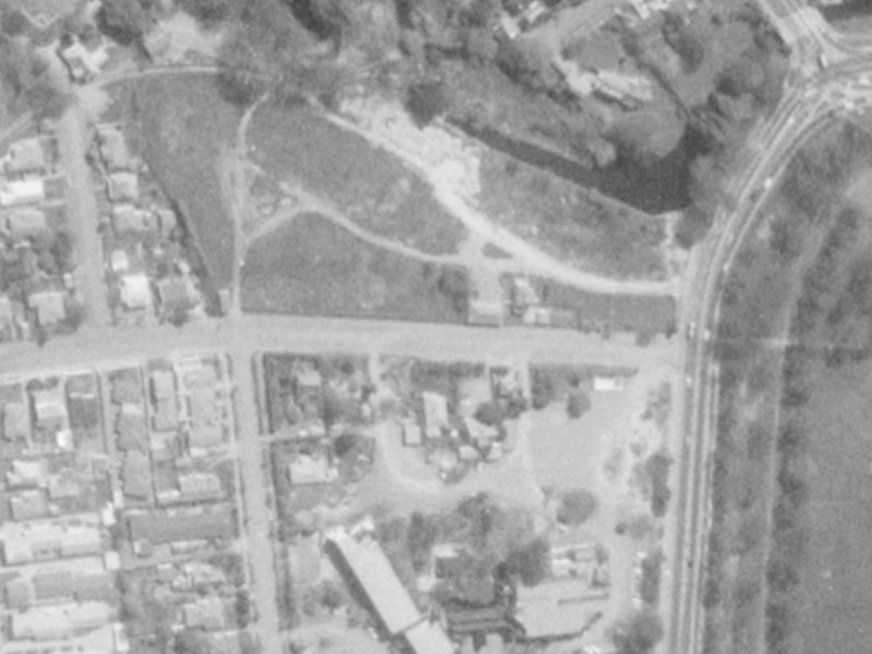 10P Matai Street East from the air, 1975-1979