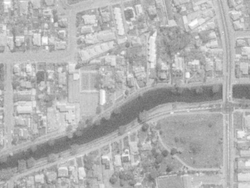 66 River Road from the air, 1975-1979