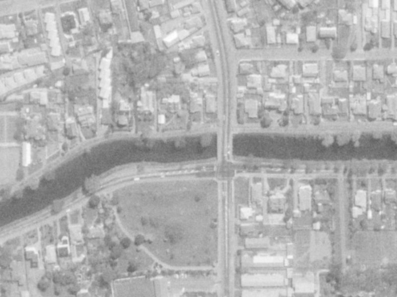 95 River Road from the air, 1975-1979