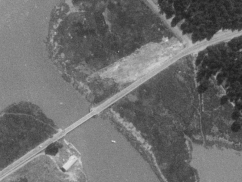 131 Bridge Street from the air, 1975-1979