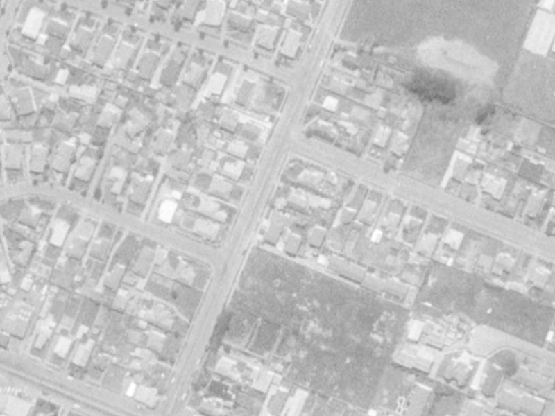 32B Nortons Road from the air, 1975-1979