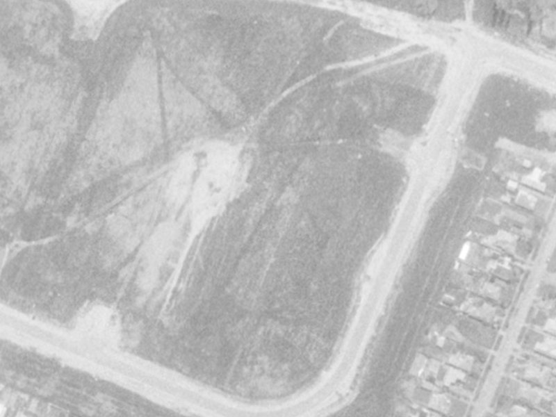 Parr Place from the air, 1975-1979