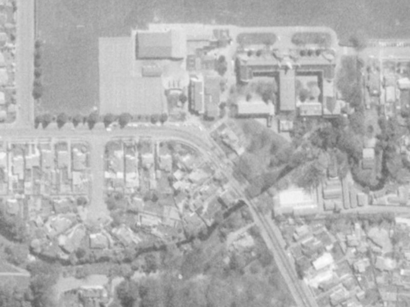 38 Kahu Road from the air, 1975-1979