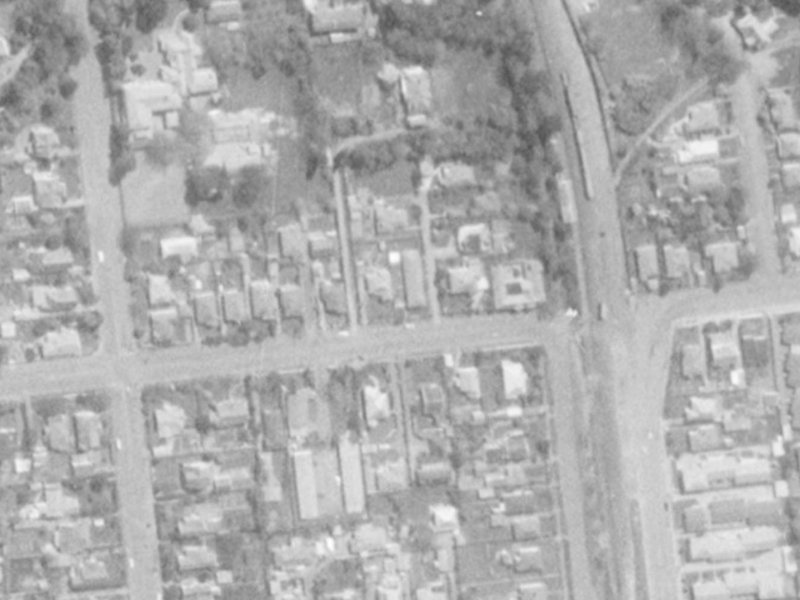 56 MATAI St W from the air, 1975-1979