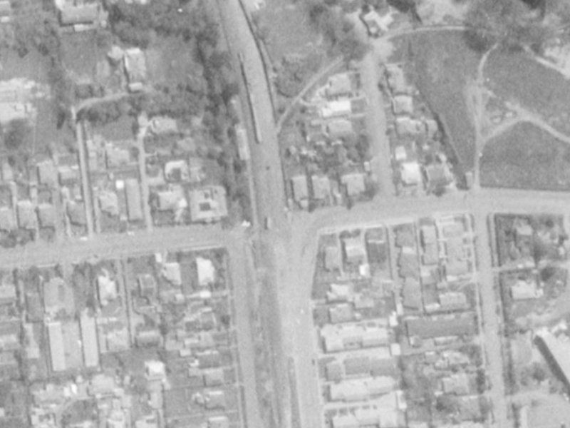 44 Matai St E from the air, 1975-1979