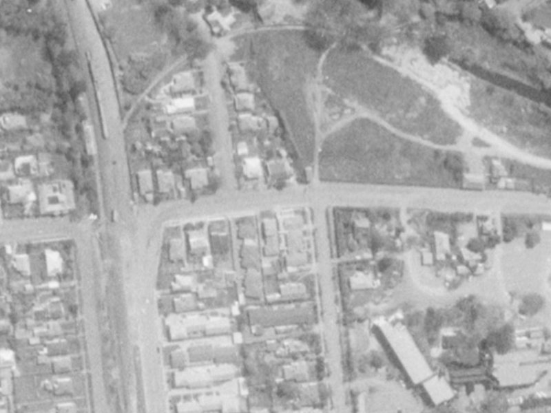 11 Matai Street East from the air, 1975-1979
