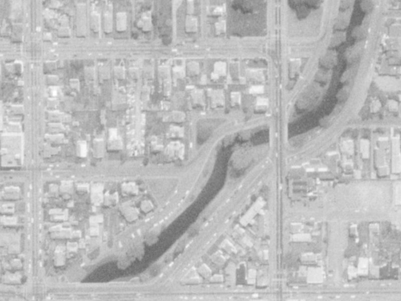 321 Cambridge Terrace from the air, 1975-1979