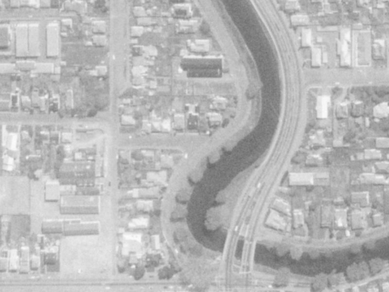 458 Oxford Terrace from the air, 1975-1979