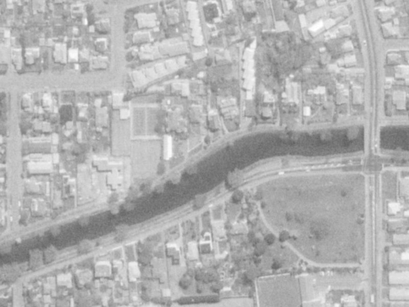 63 River Road from the air, 1975-1979